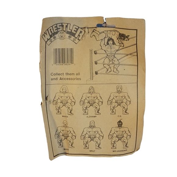 Wrestling Champs Vintage Bootleg Motu Hulk Hogan Wrestler Action Figure RARE - Picture 12 of 16